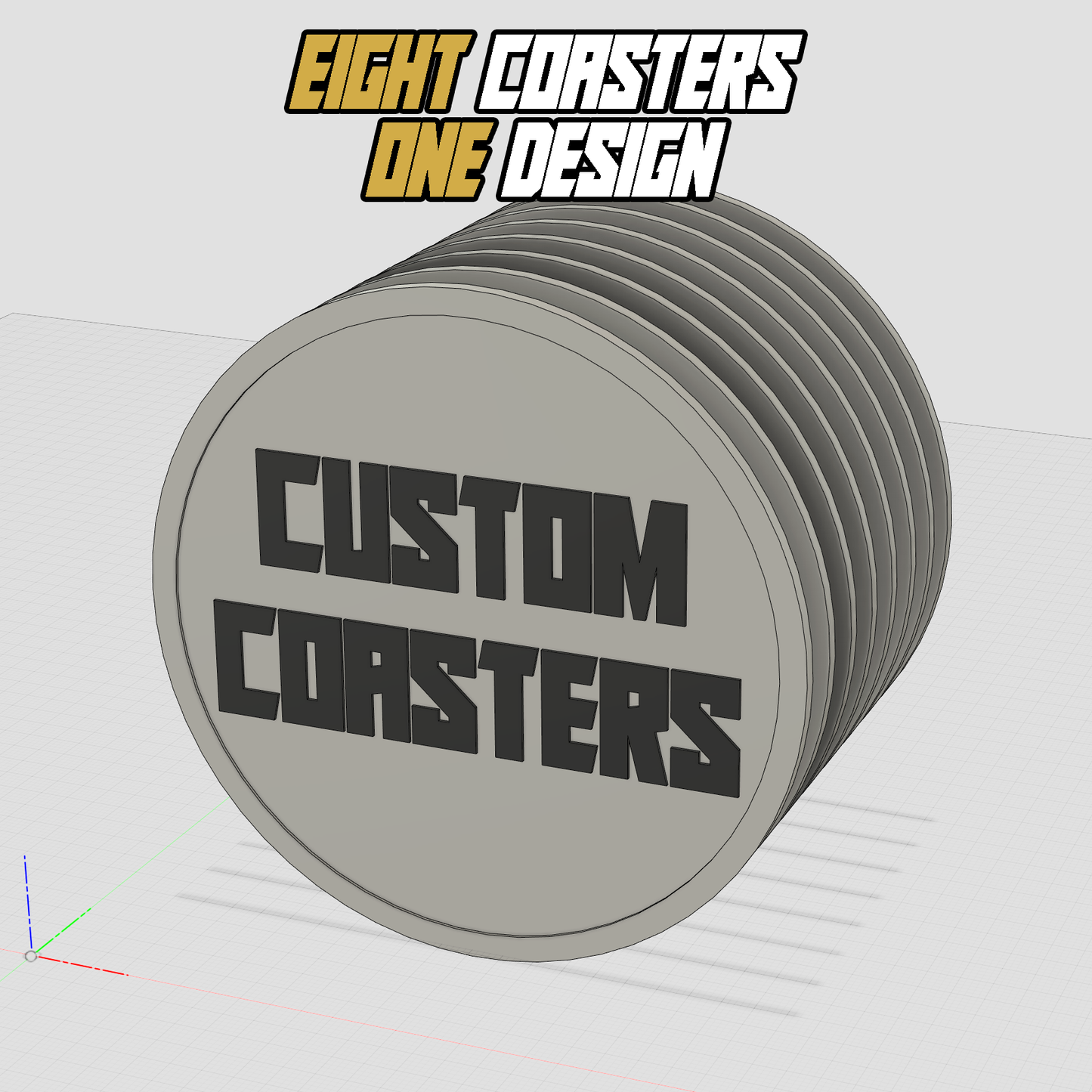 Custom Coasters - 8 Pack